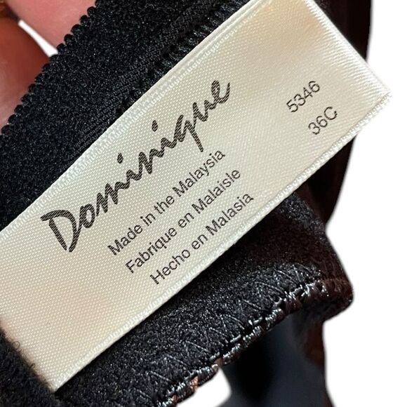 Dominique Black Women's Full Figure Intimate Bra, Size 36C, NWT - Picture 4 of 6